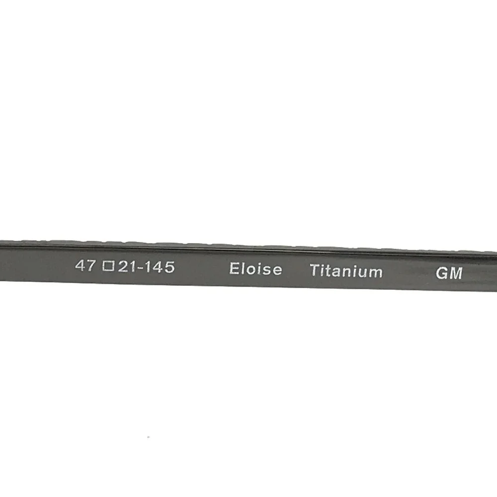 Dana Buchman Eyeglasses Frames Eloise GM Gray Round Half Rim 47-21-145